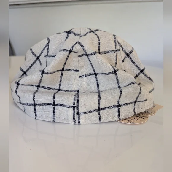 Ebbets Field Flannels Black and Cream Checkered Cap - Picture 2 of 5